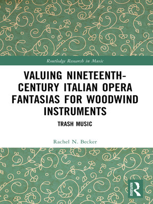cover image of Valuing Nineteenth-Century Italian Opera Fantasias for Woodwind Instruments